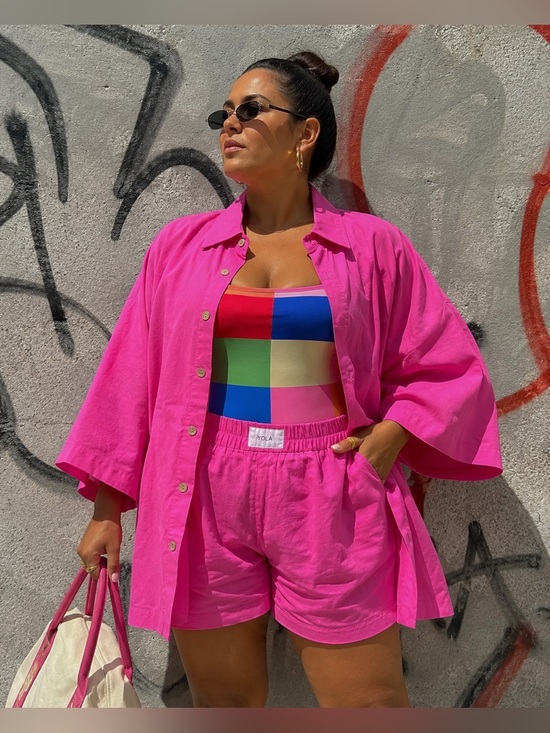 YOLA Pants - YOLA Shirt & Shorts Set EUC